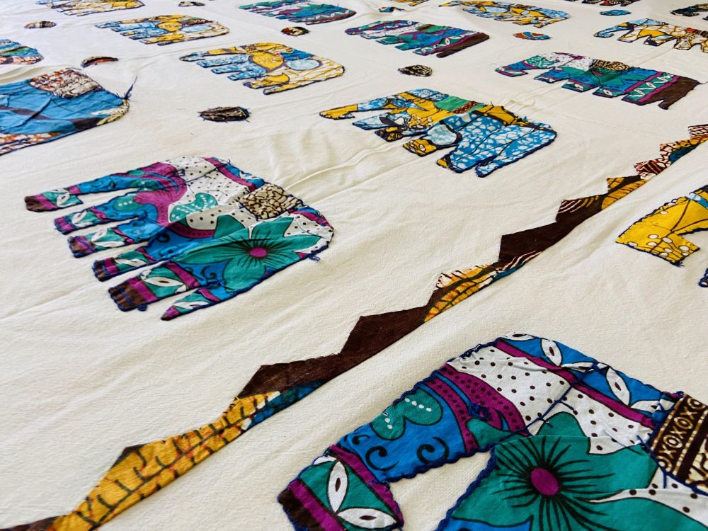 Hathi Chhap Double Bed Sheet - Image 2