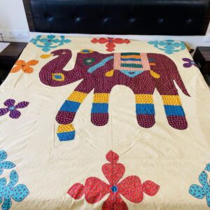Big Elephant Double Bed Sheet