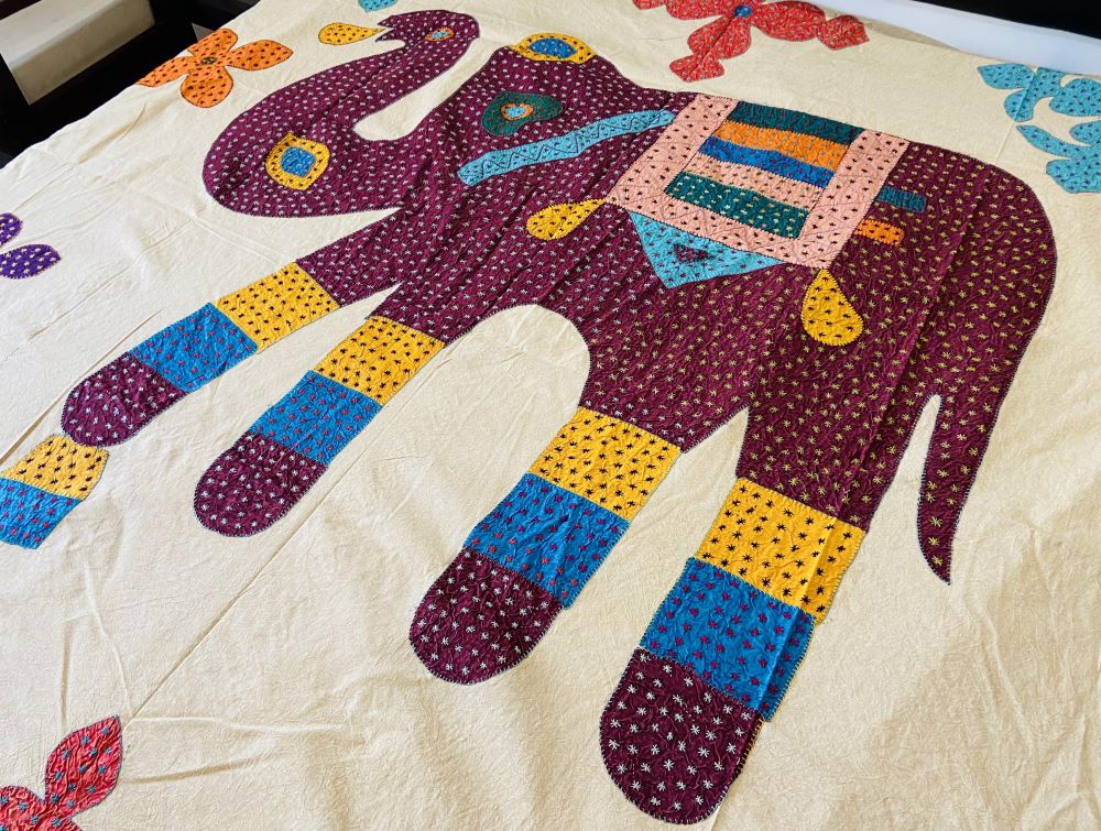 Big Elephant Double Bed Sheet - Image 2