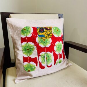 Multi Coloured Elephant Cushion Cover
