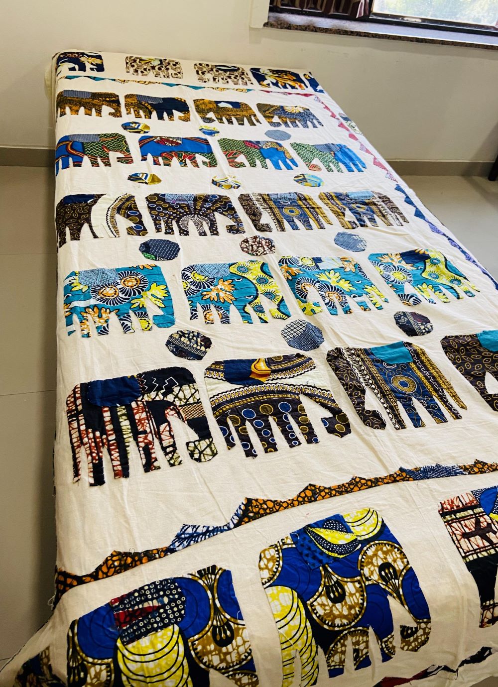 Hathi Chhap Single Bed Sheet