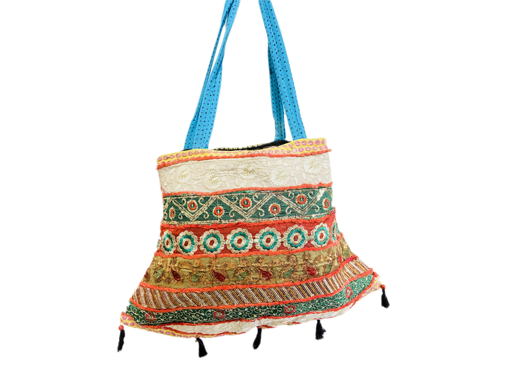 Blue Strap Shoulder Bag